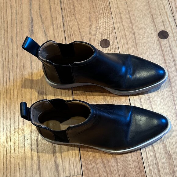 Everlane The Street Bootie Black Leather - Sz 7.5 - Picture 4 of 5